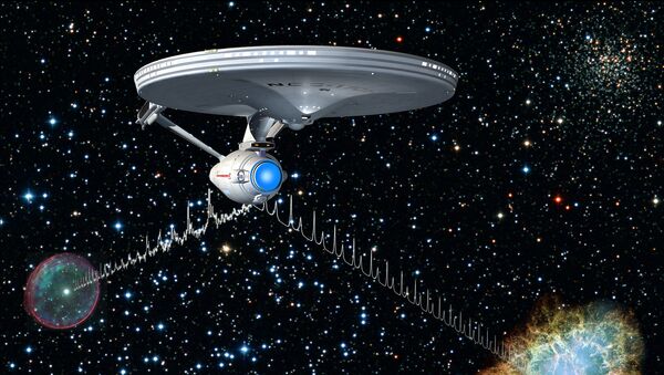 Корабль Enterprise из сериала Star Trek