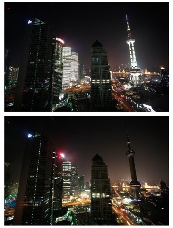 Акция Час Земли в Шанхае, Китай
