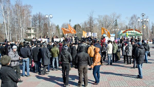 Жители Томска вышли на митинг против полицейского произвола