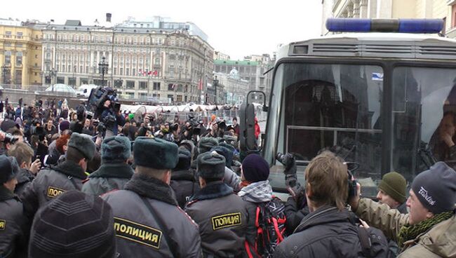 Акция Белая площадь в Москве 1 апреля