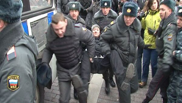 Акция Белая площадь в Москве 1 апреля