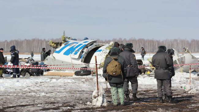 Крушение самолета ATR-72 под Тюменью