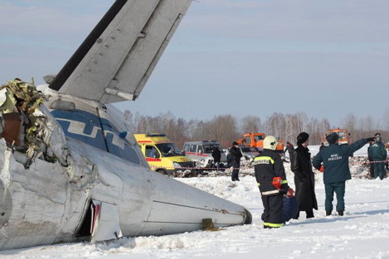 Крушение самолета ATR-72 под Тюменью