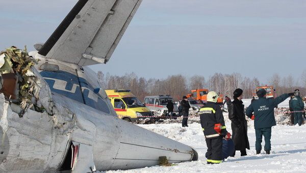 Крушение самолета ATR-72 под Тюменью