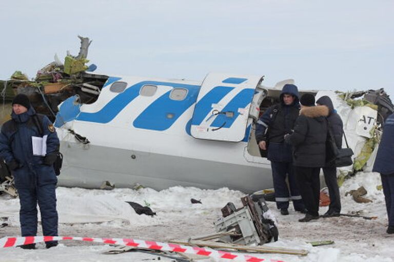 Крушение самолета ATR-72 под Тюменью