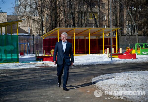 Сергей Собянин посетил детский сад №603 в САО Москвы