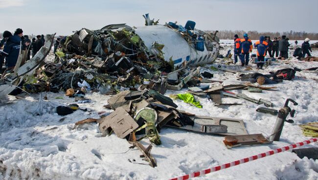 Крушение самолета ATR-72 под Тюменью