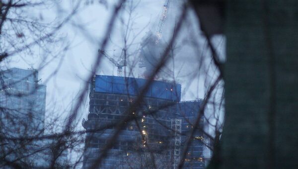 Пожар в Москва Сити 