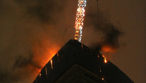 Пожар в комплексе Москва-Сити