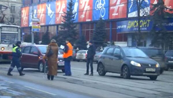 Авария заблокировала движение трамваев на юге Москвы