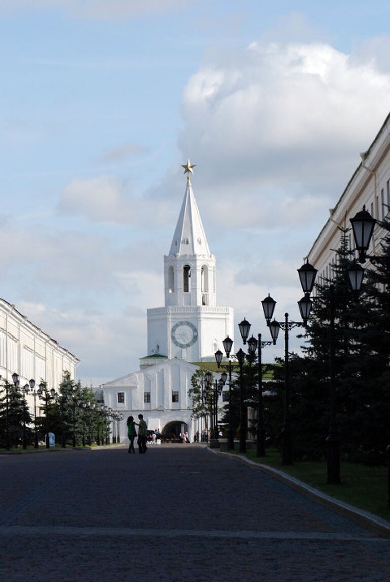 Спасская башня Казанского кремля - памятник архитектуры 16 в