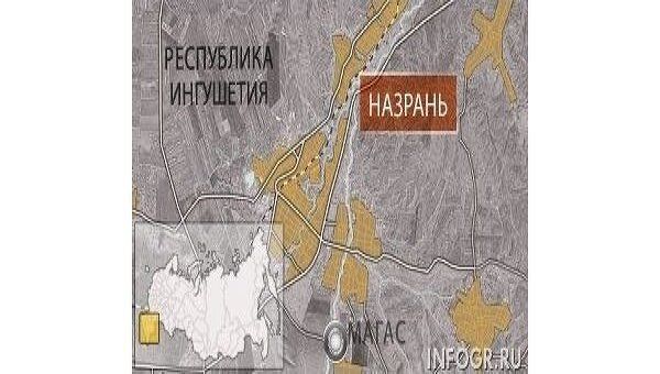 Карта Назрани