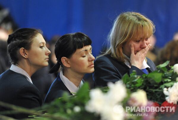 Похороны погибших в авиакатастрофе под Тюменью