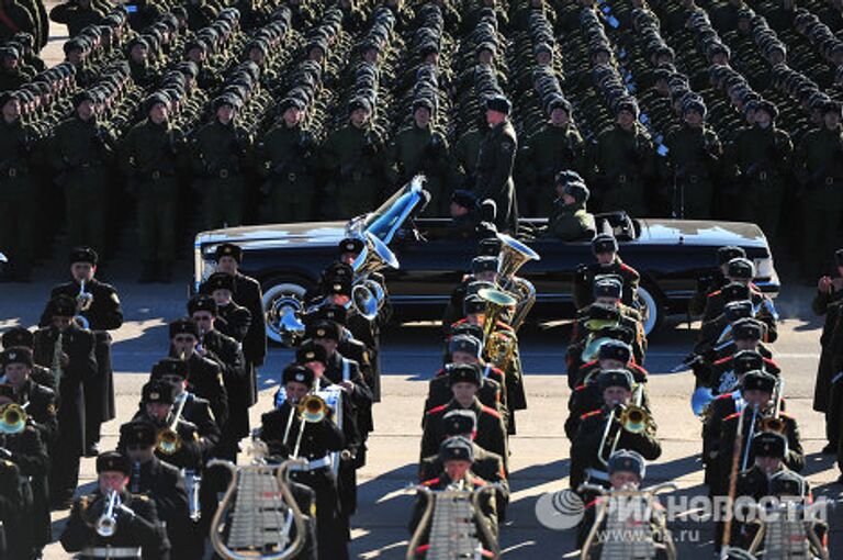 Репетиция Парада Победы в подмосковном Алабино