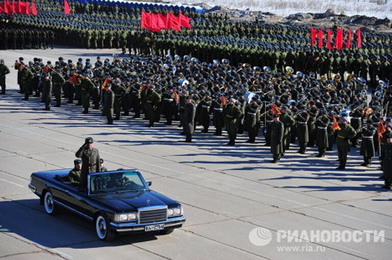 Репетиция Парада Победы в подмосковном Алабино