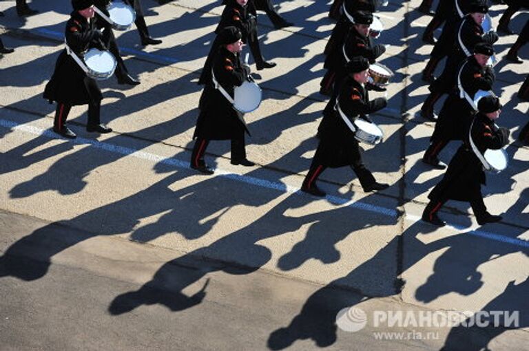 Репетиция Парада Победы в подмосковном Алабино