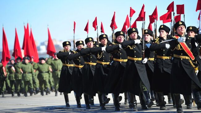 Репетиция Парада Победы в подмосковном Алабино