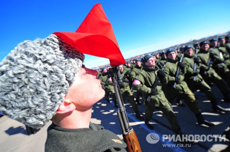 Репетиция Парада Победы в подмосковном Алабино