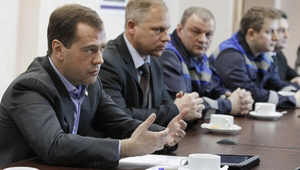 Рабочая поездка Д. Медведева в Мурманскую область