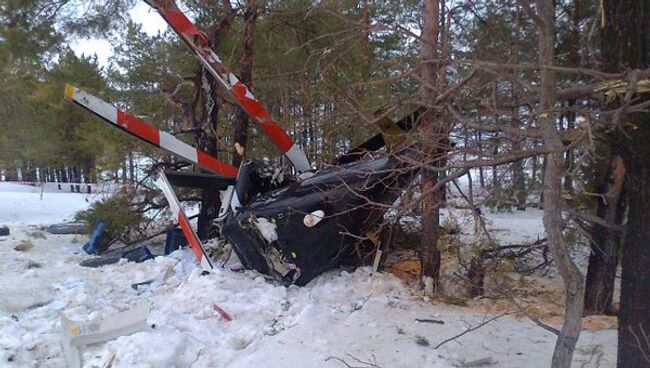 Крушение вертолета Bell-407 в Татарстане