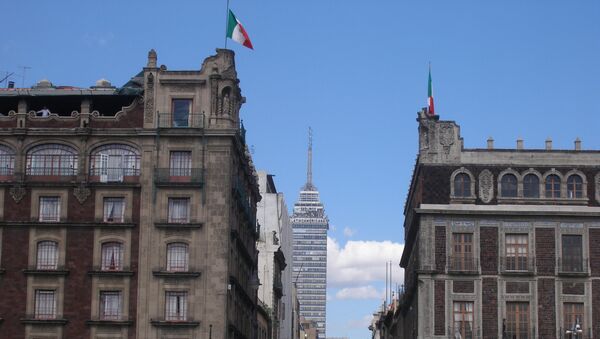 Мехико. Центр города и Латиноамериканская башня