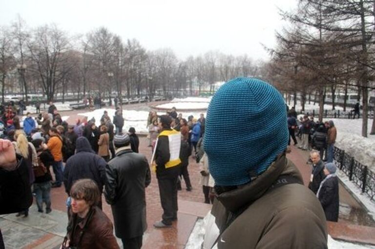 Оппозиция на митинге в центре Москвы 