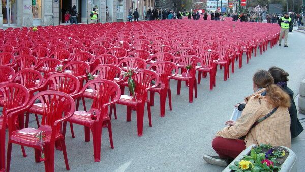 Мероприятия, посвященные 20-й годовщине осады столицы Боснии и Герцеговины Сараево. Красная линия. 6 апреля 2012 года