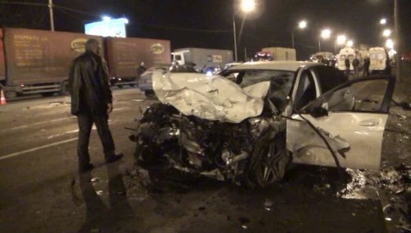 В ДТП на Ленинградском шоссе погибли два человека
