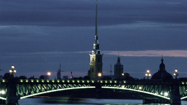 Петропавловская крепость и Дворцовый мост