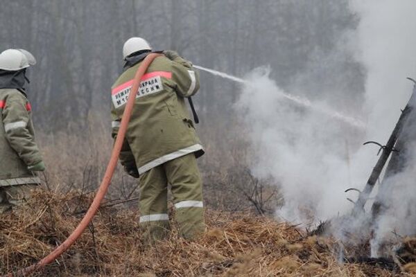 К лету готовы: в Омске прошли учения по ликвидации лесных пожаров