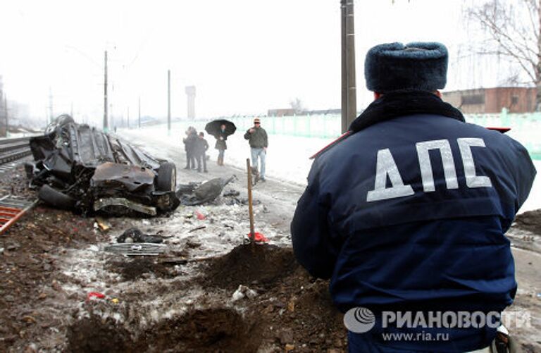 ДТП на железнодорожных путях в Одинцово