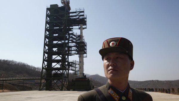 Ракета Ынха-3 (Млечный путь), Северная Корея. Архивное фото