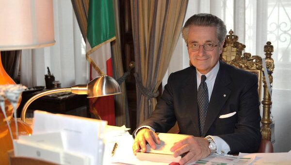Чрезвычайный и полномочный посол республики Италия в РФ Антонио Дзанарди Ланди. Архивное фото
