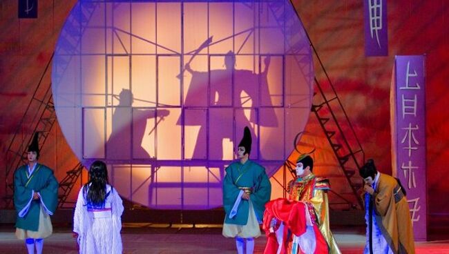 Сцена из спектакля Мадам Баттерфляй Астраханского театра оперы и балета