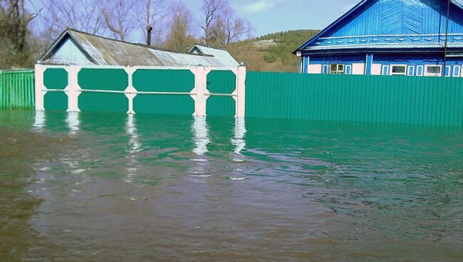 Паводок в селе Ермекеево, Башкирия