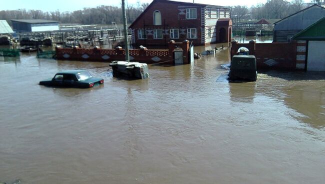 Паводок в селе Ермекеево, Башкирия