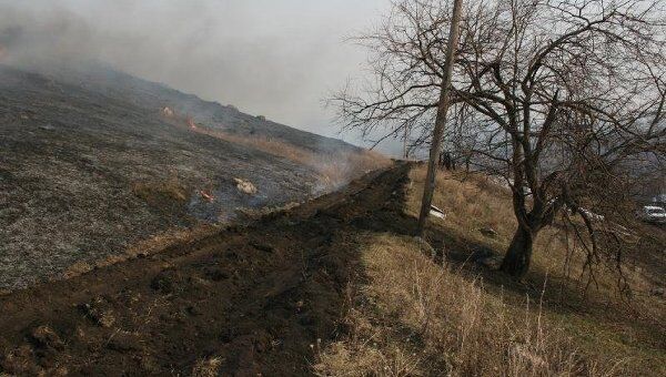 Ландшафтный пожар в Горном Алтае