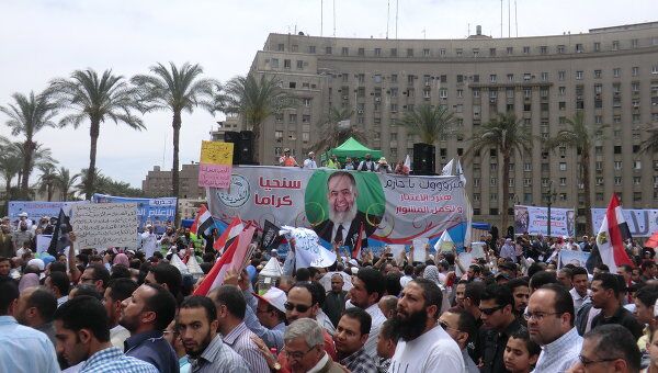 Акция протеста исламистов на Тахрир, Каир