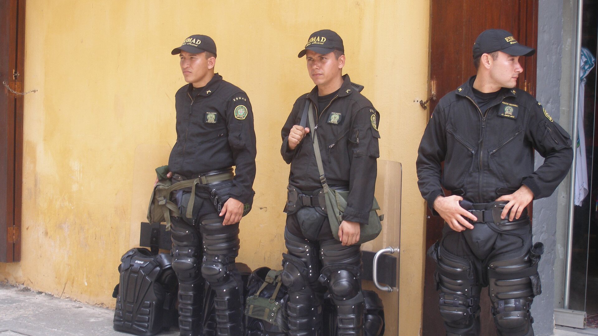 Полиция Колумбии патрулирует улицы Картахены - РИА Новости, 1920, 30.01.2022