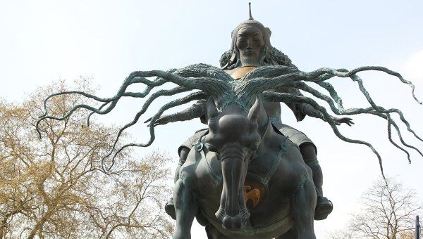 Cтатуя Чингисхана в Лондоне