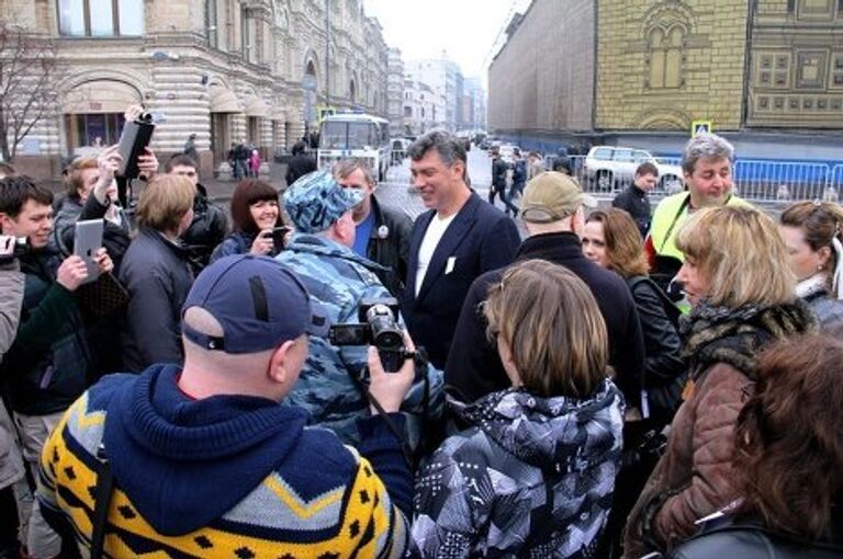 Московские сторонники Олега Шеина провели акцию на Красной площади