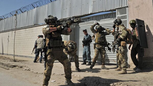 Силы безопасности в ходе боев в Афганистане. Архивное фото