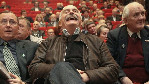Никита Михалков на съезде Союза кинематографистов. Архив
