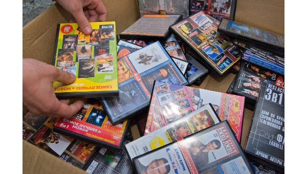 В Москве изъяты контрафактные DVD-диски на 80 млн рублей