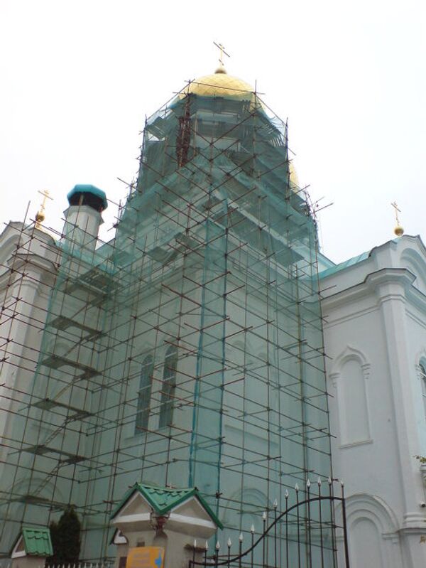 Почти два года длился ремонт фасадной части главного храма Р