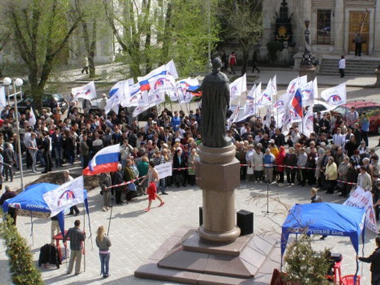 Севастополь отметил годовщину присоединения Крыма к Российской империи