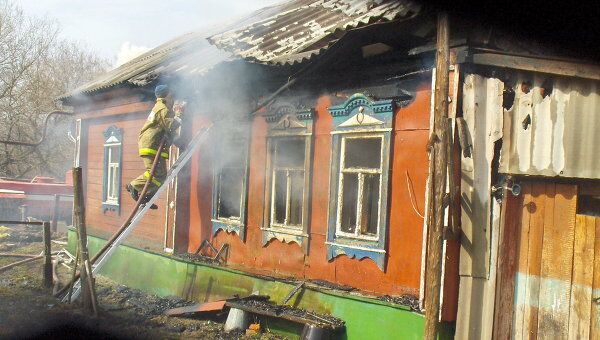 Пожар в жилом доме в Нижегородской области