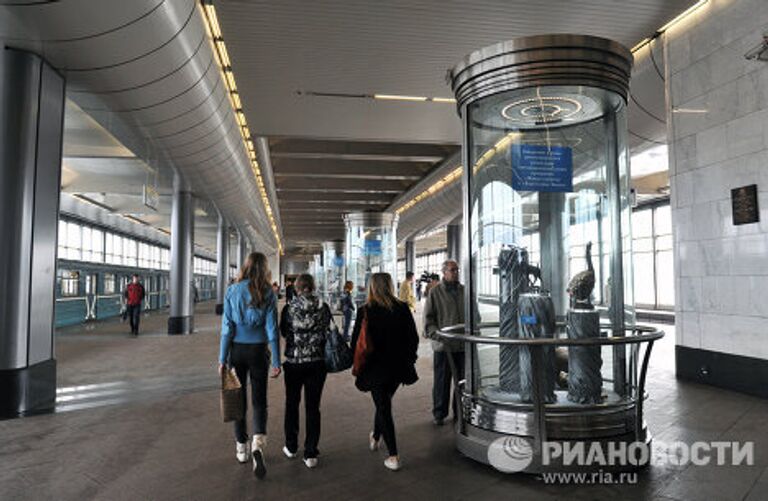 Выставка Дарвиновского музея в московском метрополитене