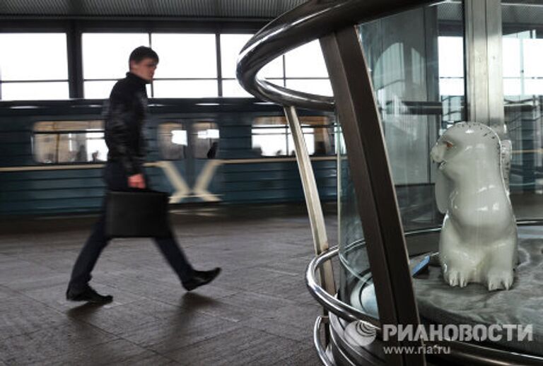 Выставка Дарвиновского музея в московском метрополитене