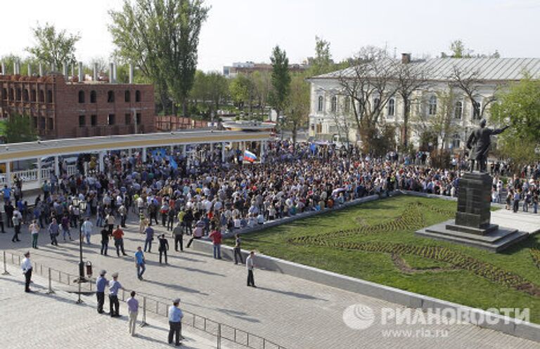 Митинг За честные выборы в Астрахани